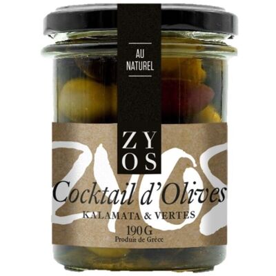 Zyos - Cóctel de Aceitunas en Salmuera 190g