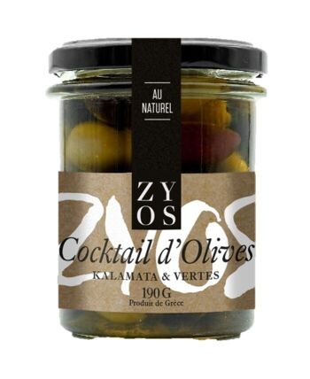 Zyos - Cocktail d'Olives en Saumure 190g