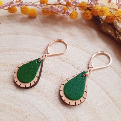 Emerald DROP earrings