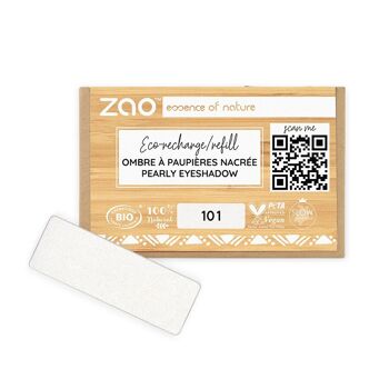 ZAO Recharge ombre à paupières nacré rectangle * bio, vegan & rechargeable 2