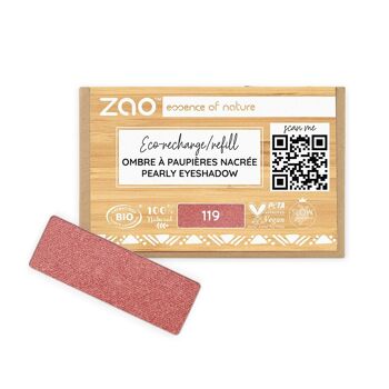 ZAO Recharge ombre à paupières nacré rectangle * bio, vegan & rechargeable 30