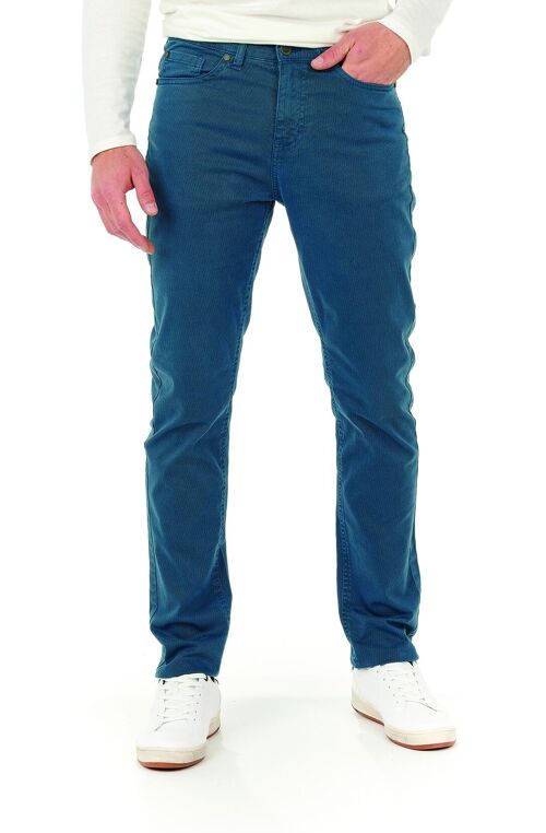 Pantalon 5 poches All Over Blue