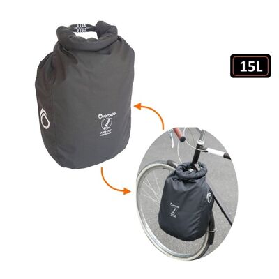 Sacoche sécurisée 15L pour vélo LOXI - attache 16mm