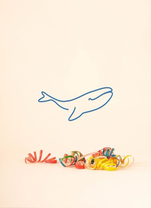 Baleine - Décoration murale enfant
