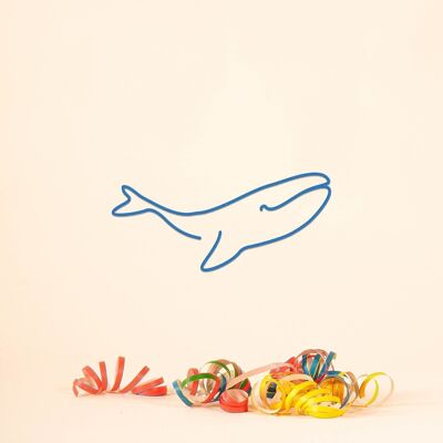 Whale - Children's wall decoration