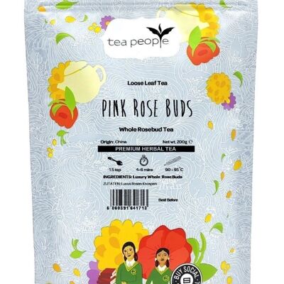 Boccioli di rosa rosa - Confezione di ricarica da 150 g