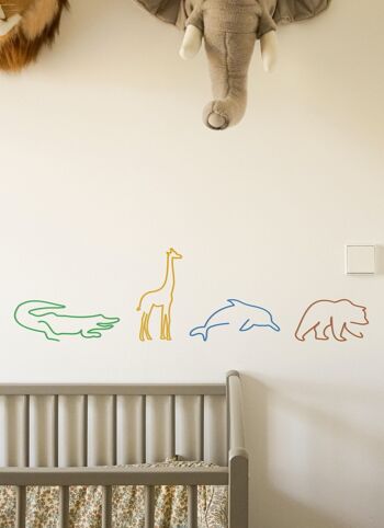 Ours - Décoration murale enfant 3