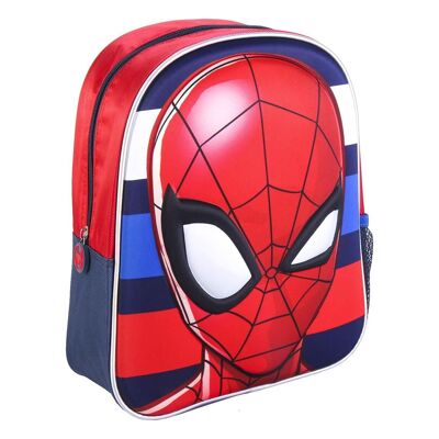 3D Spiderman Children's Backpack - With Zip
