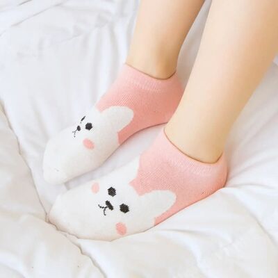 Calcetines con cabeza de animal para niños (paquete de 5 pares)