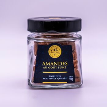 Amandes torréfiées au goût fumé 90g 2