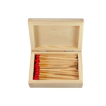 Allumettes longues dans une boîte en bois "Smoking Pipe" 3