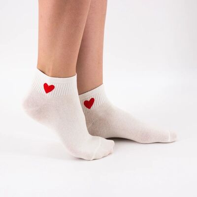 Short Heart Socks