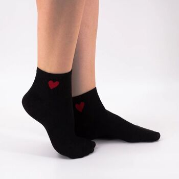 Chaussettes Coeur Courtes 2