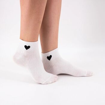 Chaussettes Coeur Courtes 3