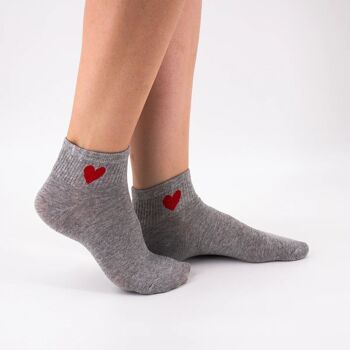 Chaussettes Coeur Courtes 4