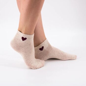 Chaussettes Coeur Courtes 5