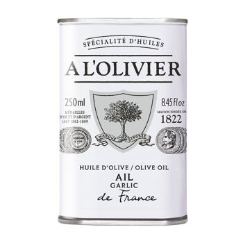 Huile d'olive aromatique Ail de France - 250mL 1