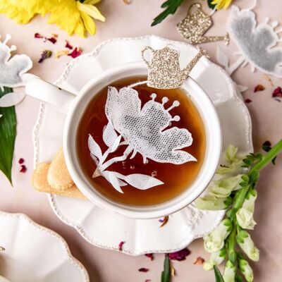 Bustina di tè a fiori - Earl-grey