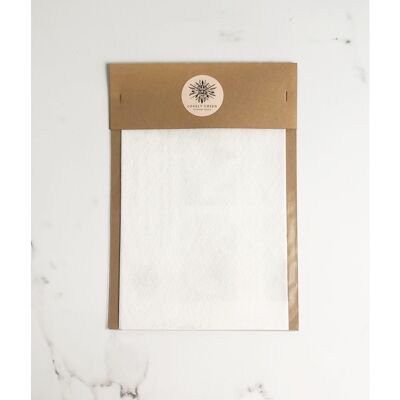 PAPEL ADHESIVO SOLUBLE PARA BORDADO - SET DE 2 HOJAS A5