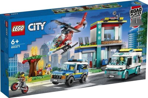 LEGO 60371 - QG DES VEHICULES D'URGENCE CITY