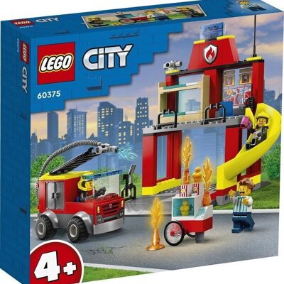 LEGO 60375 - CASERMA CON CAMION DEI POMPIERI CITY