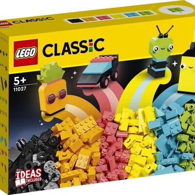 LEGO 11027 - DIVERSIÓN CREATIVA FLUORESCENTE CLÁSICA