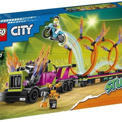LEGO 60357 - DEFI CASCADE CERCLES FEU CITY