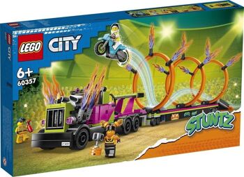 LEGO 60357 - DEFI CASCADE CERCLES FEU CITY 1