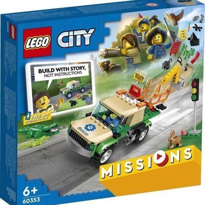 LEGO 60353 - SAUVETAGE ANIMAUX SAUVAGES CITY
