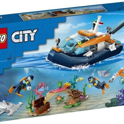 LEGO 60377 - BATEAU EXPLORATION SOUS-MARINE CITY