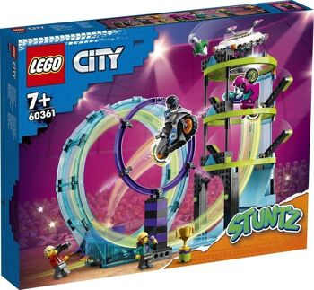 LEGO 60361 - DEFI MOTARDS CASCADEURS CITY 1