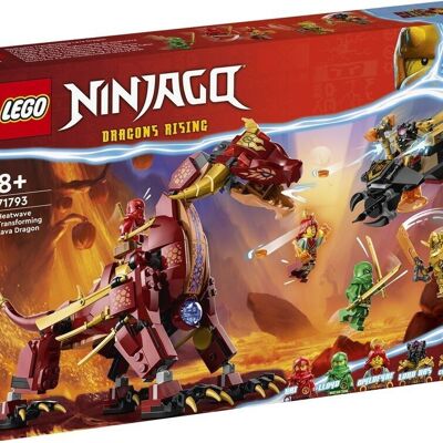 LEGO 71793 - DRAGO DI LAVA TRASFORMABILE NINJAGO