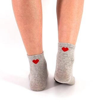 Chaussettes Coeur Talon Long 5