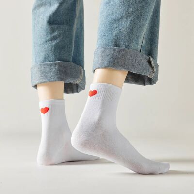 Chaussettes Coeur Talon Long
