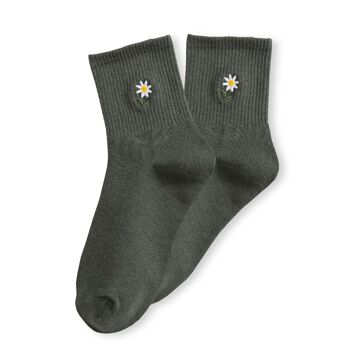 Chaussettes Fleurs 4