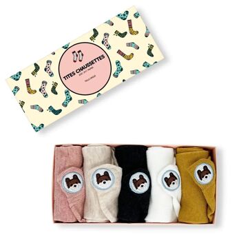 Chaussettes Languette Chien Dépareillées 12