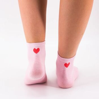 Chaussettes Coeur Talon Courtes 6