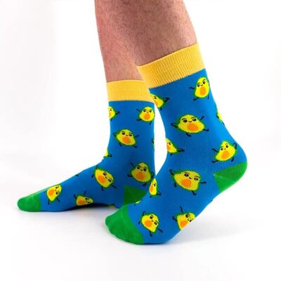 Neon-Avocado-Socken
