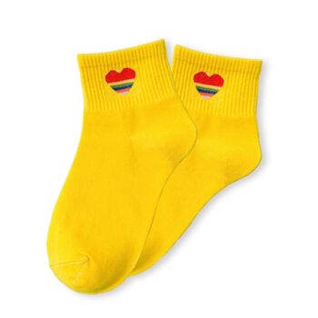 Chaussettes Coeur Arc-en-Ciel 7