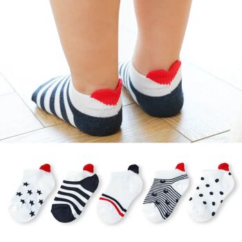 Chaussettes Coup de Coeur Enfants (Lot 5 paires) 11