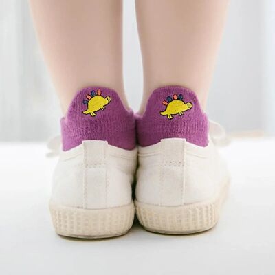 Chaussettes Languette Dino Enfants (Lot 5 paires)