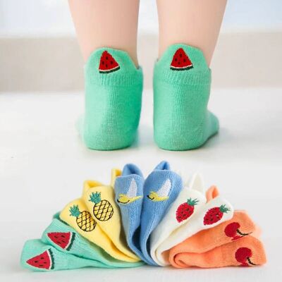 Kids Fruit Tongue Socks (Pack of 5 pairs)