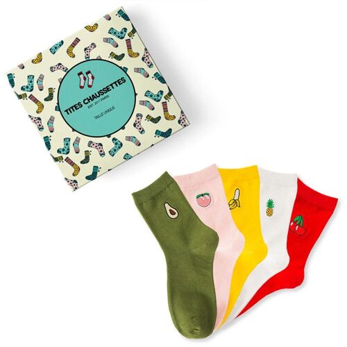 Chaussettes Fruits (Lot x5)