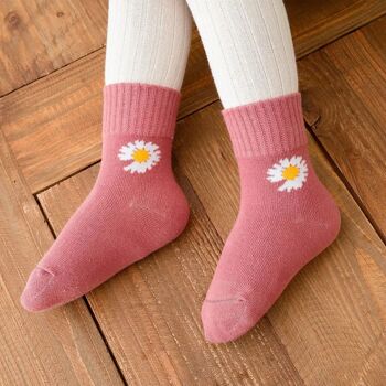 Chaussettes Longues Marguerite Enfants (Lot 5 paires) 3