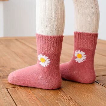 Chaussettes Longues Marguerite Enfants (Lot 5 paires) 4