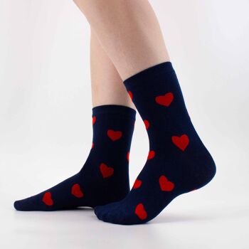 Chaussettes Cœur Longue 10