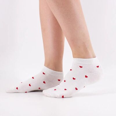 Little Hearts ankle socks
