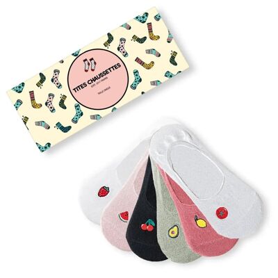 Fruit Invisible Socks (Pack x6)