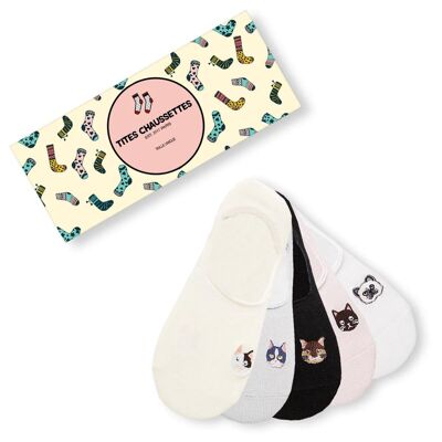 Invisible Cat Socks (Pack x5)