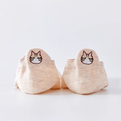 Mustache Cat Tongue Socks